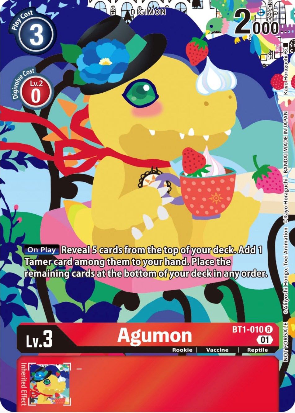 Agumon [BT1-010] (Tamer's Card Set 2 Floral Fun) [Release Special Booster Promos] | Amazing Games TCG