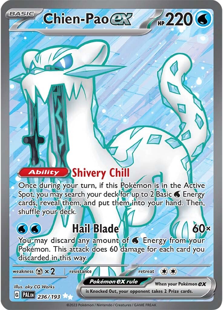 Chien-Pao ex (236/193) [Scarlet & Violet: Paldea Evolved] | Amazing Games TCG