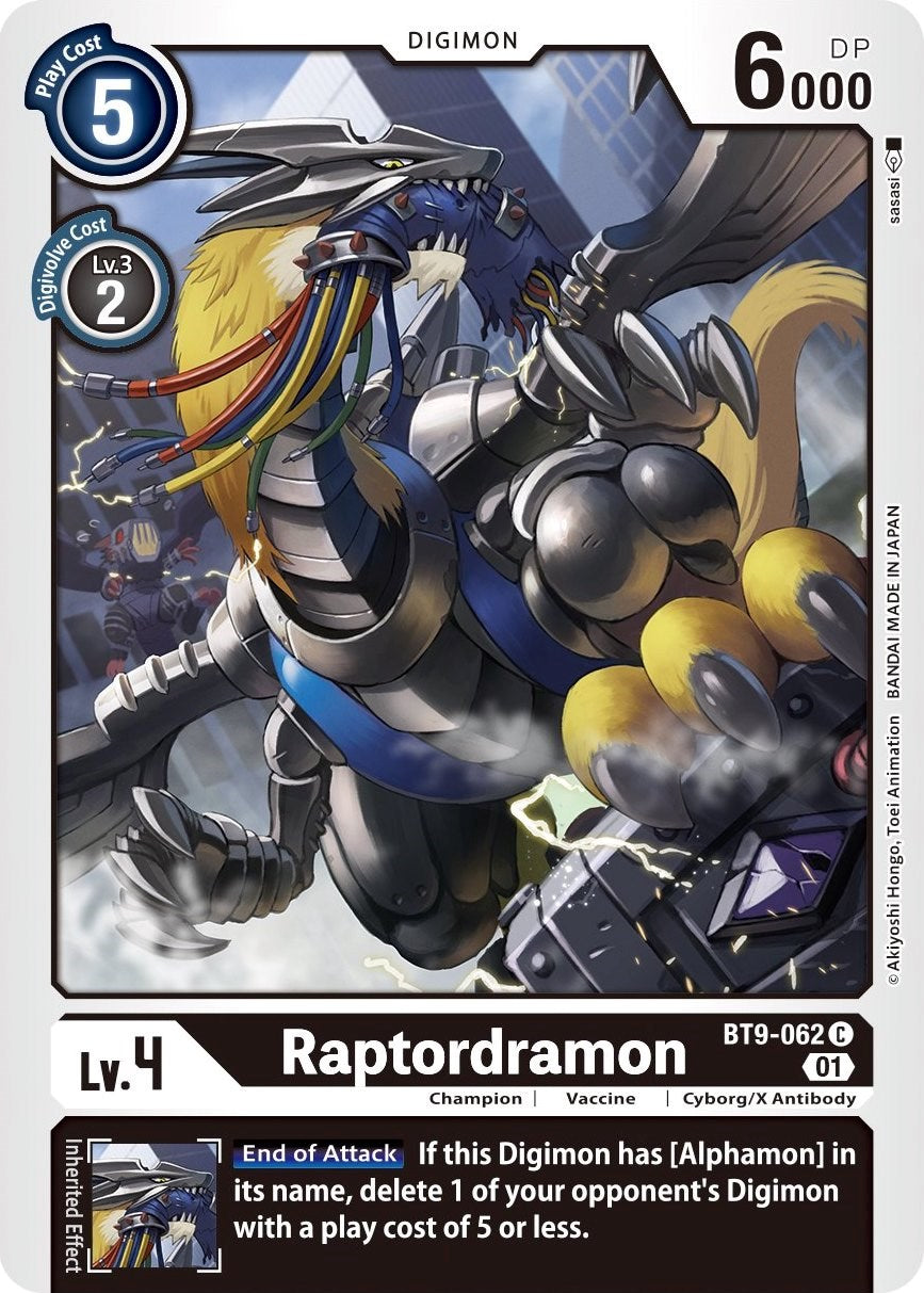 Raptordramon [BT9-062] [X Record] | Amazing Games TCG