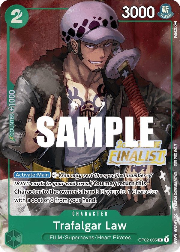 Trafalgar Law (Online Regional 2023) [Finalist] [One Piece Promotion Cards] | Amazing Games TCG