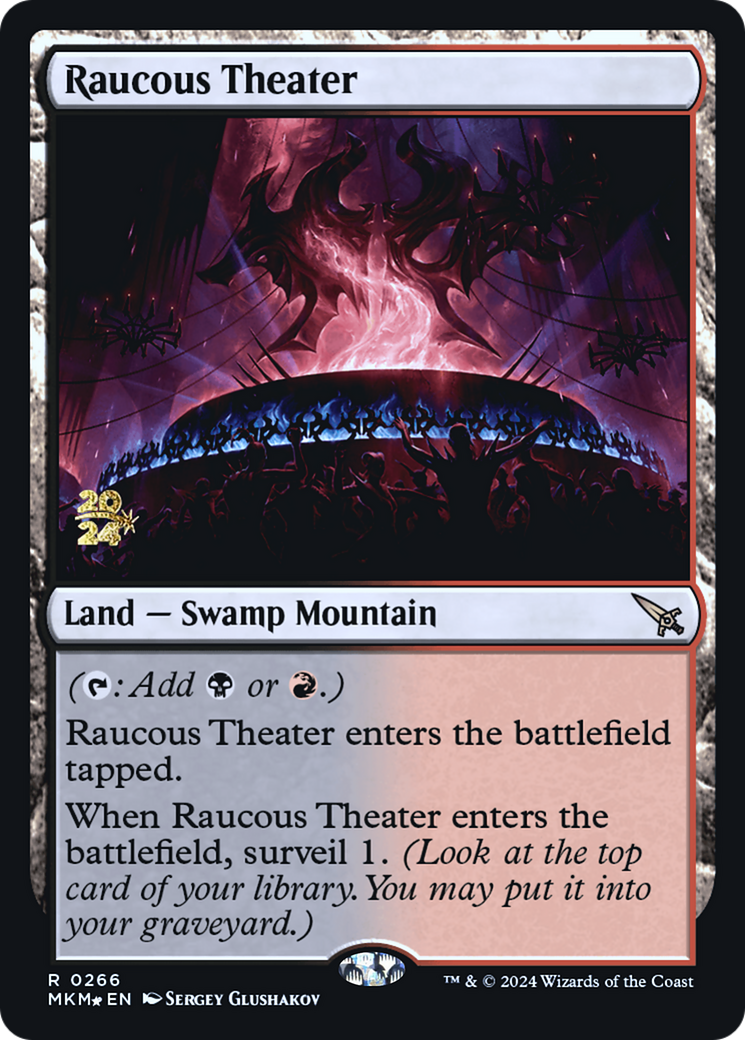 Raucous Theater [Murders at Karlov Manor Prerelease Promos] | Amazing Games TCG