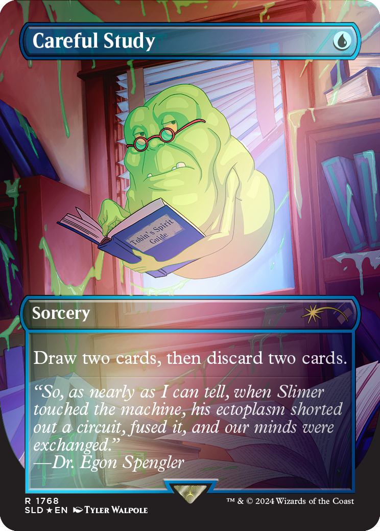 Careful Study (Rainbow Foil) [Secret Lair Drop Series] | Amazing Games TCG