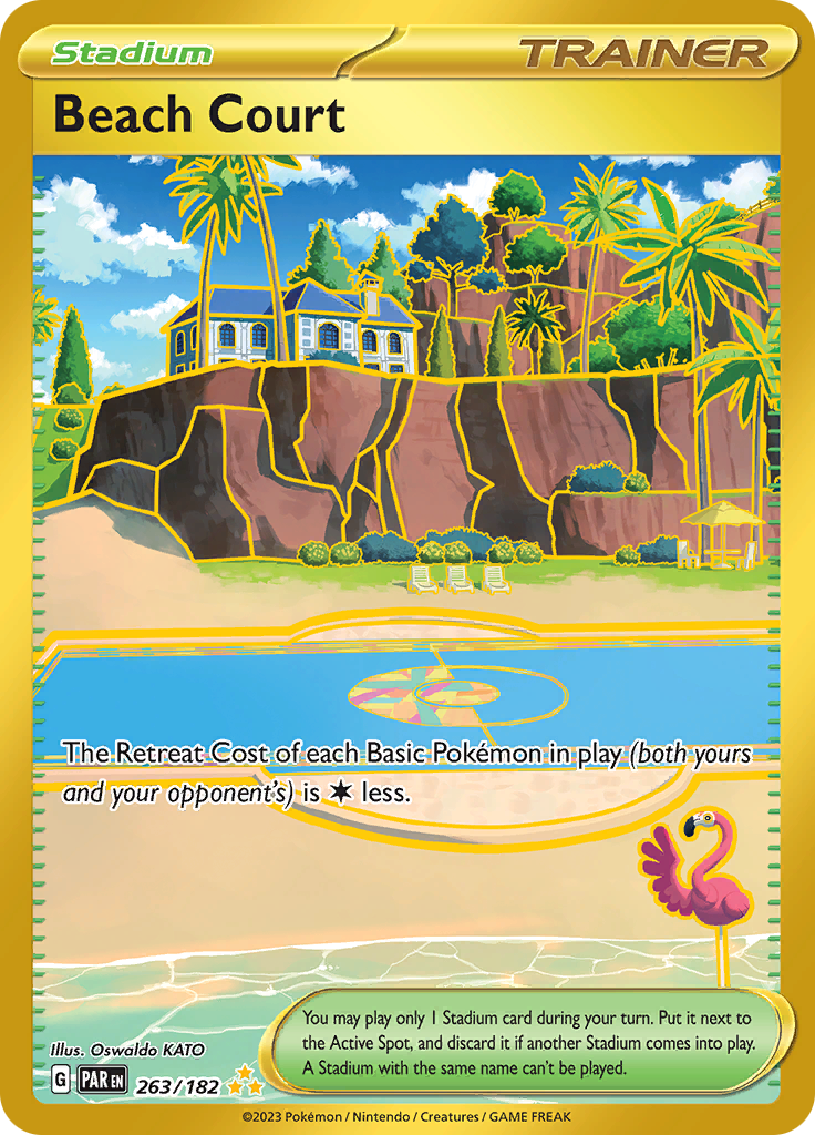 Beach Court (263/182) [Scarlet & Violet: Paradox Rift] | Amazing Games TCG