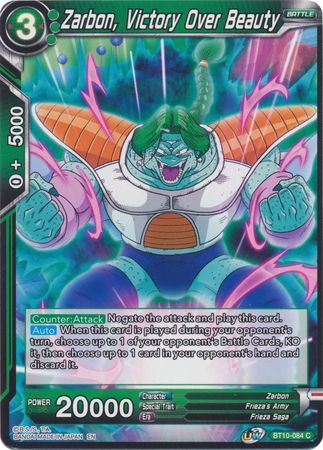 Zarbon, Victory Over Beauty (BT10-084) [Rise of the Unison Warrior 2nd Edition] | Amazing Games TCG