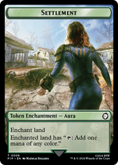 Settlement // Food (013) Double-Sided Token [Fallout Tokens] | Amazing Games TCG