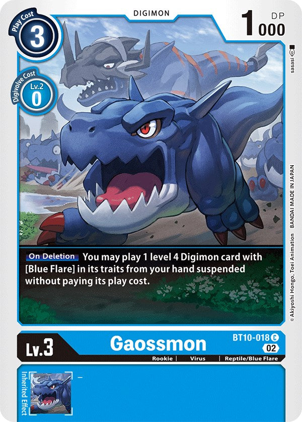 Gaossmon [BT10-018] [Xros Encounter] | Amazing Games TCG