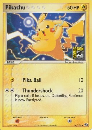 Pikachu (60/106) (2005 San Diego Comic Con) [Miscellaneous Cards] | Amazing Games TCG