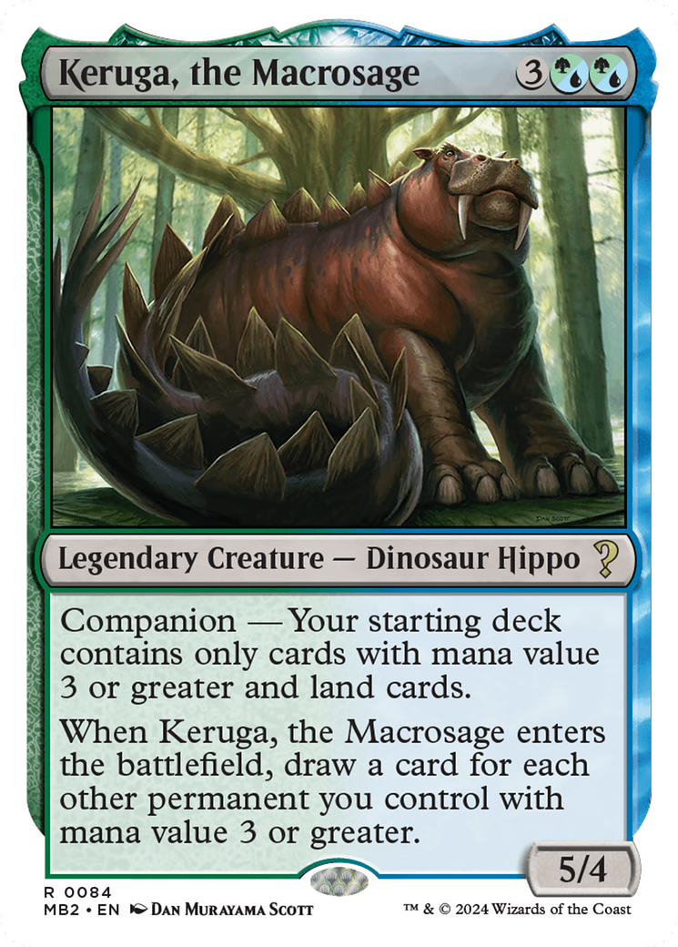 Keruga, the Macrosage (White Border) [Mystery Booster 2] | Amazing Games TCG