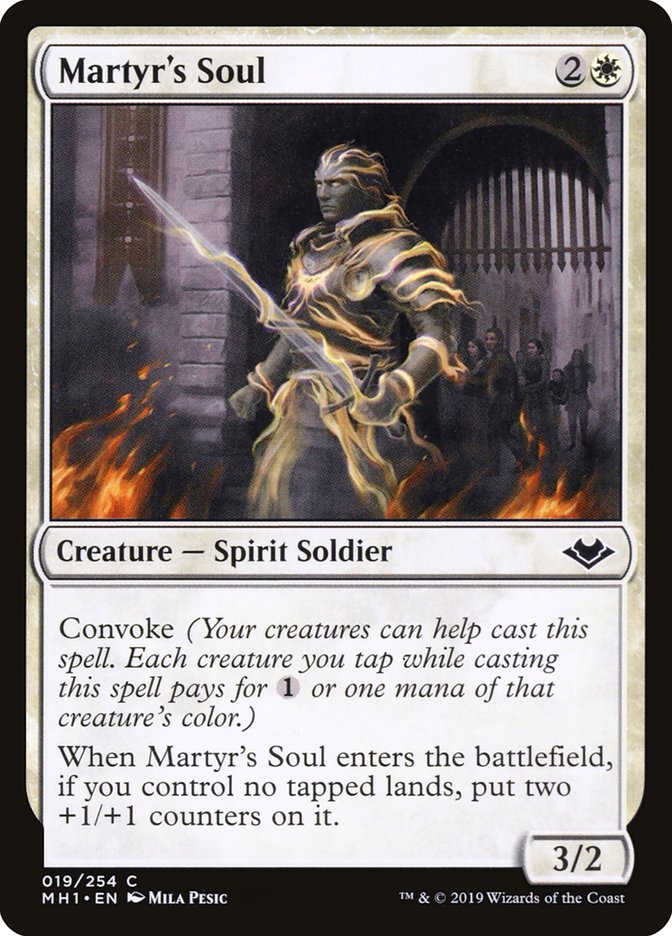 Martyr's Soul [Modern Horizons] | Amazing Games TCG