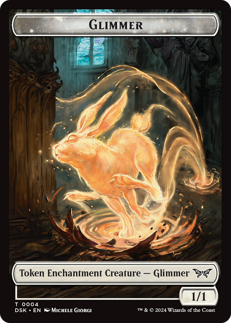 Glimmer Token [Duskmourn: House of Horror Tokens] | Amazing Games TCG