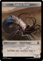 Eldrazi Scion // Eldrazi Spawn Double-Sided Token [Modern Horizons 3 Commander Tokens] | Amazing Games TCG