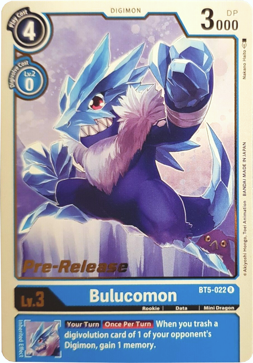 Bulucomon [BT5-022] [Battle of Omni Pre-Release Promos] | Amazing Games TCG