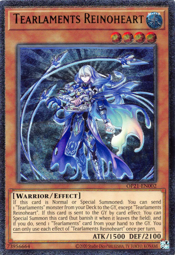 Tearlaments Reinoheart [OP21-EN002] Ultimate Rare | Amazing Games TCG