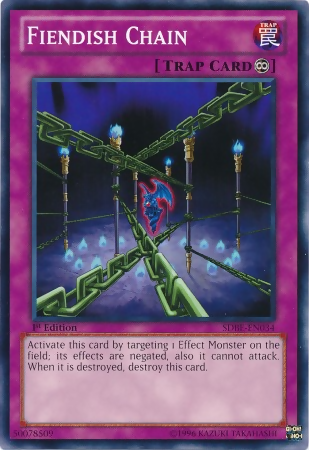 Fiendish Chain [SDBE-EN034] Common | Amazing Games TCG