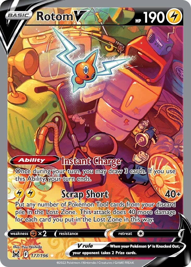 Rotom V (177/196) [Sword & Shield: Lost Origin] | Amazing Games TCG