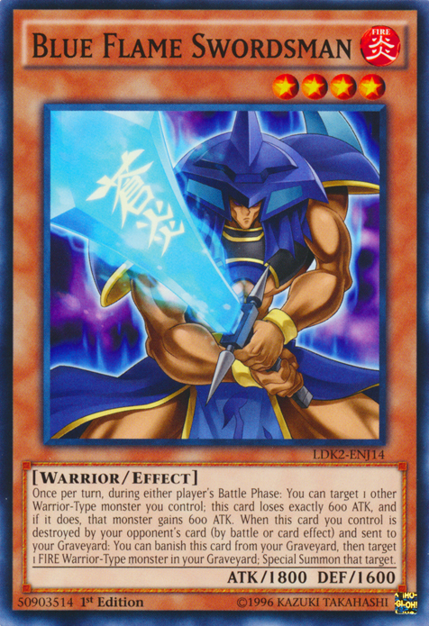 Blue Flame Swordsman [LDK2-ENJ14] Common | Amazing Games TCG