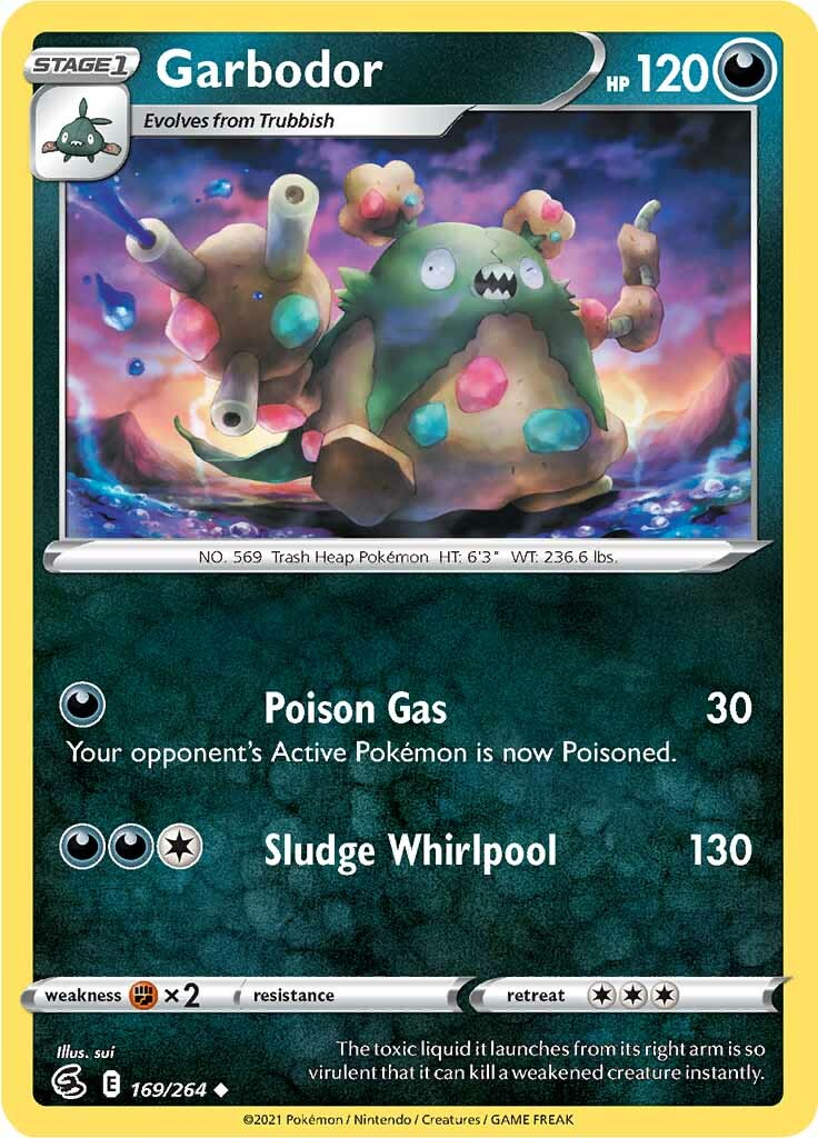 Garbodor (169/264) [Sword & Shield: Fusion Strike] | Amazing Games TCG