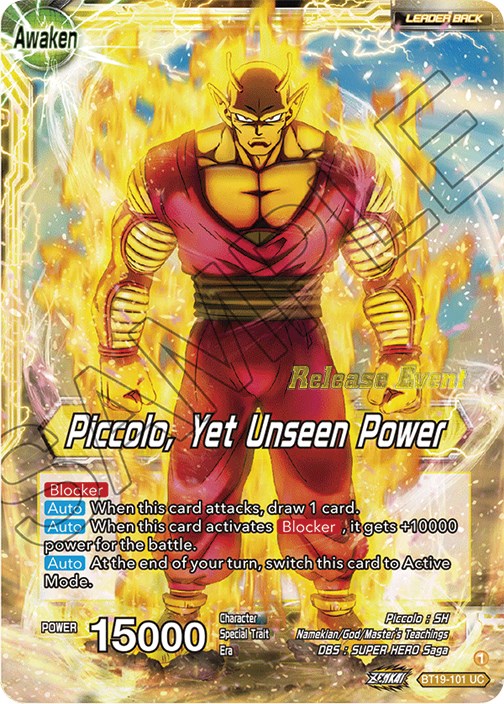 Piccolo // Piccolo, Yet Unseen Power (Fighter's Ambition Holiday Pack) (BT19-101) [Tournament Promotion Cards] | Amazing Games TCG