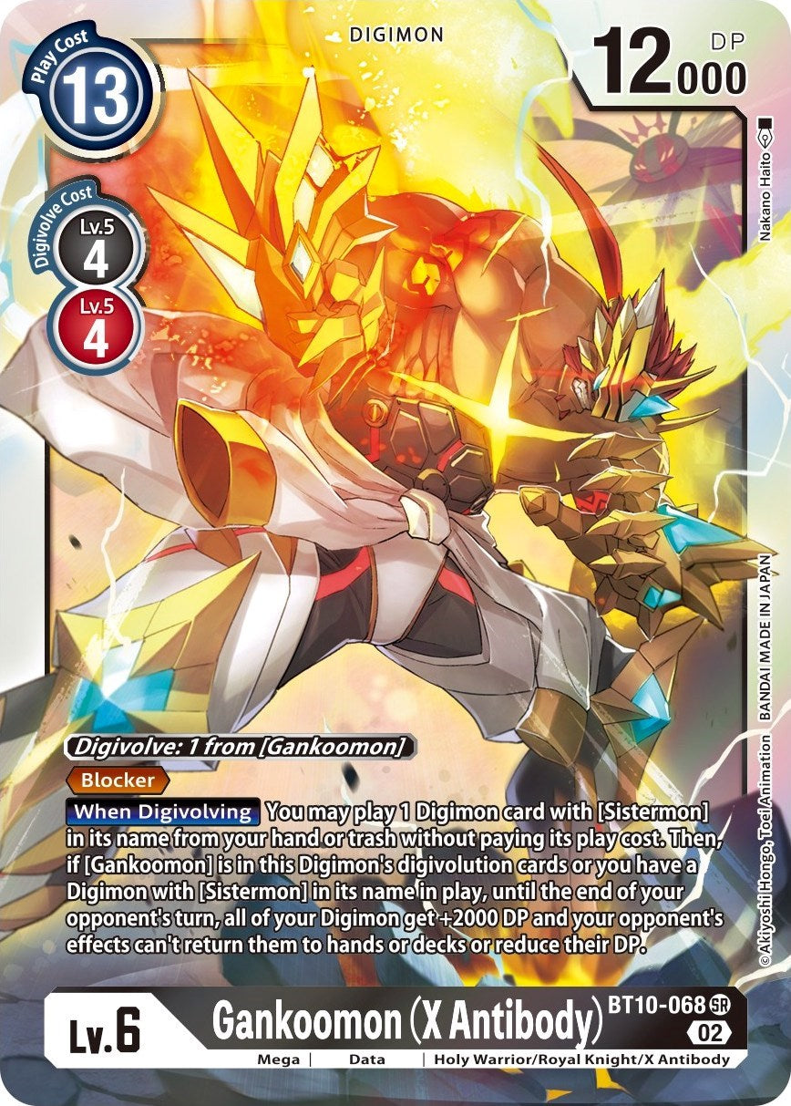 Gankoomon (X Antibody) [BT10-068] [Xros Encounter] | Amazing Games TCG