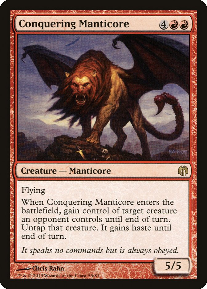 Conquering Manticore [Duel Decks: Heroes vs. Monsters] | Amazing Games TCG