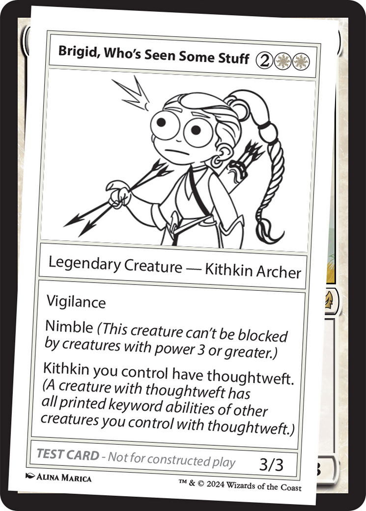 Brigid, Who's Seen Some Stuff [Mystery Booster 2 Playtest Cards] | Amazing Games TCG