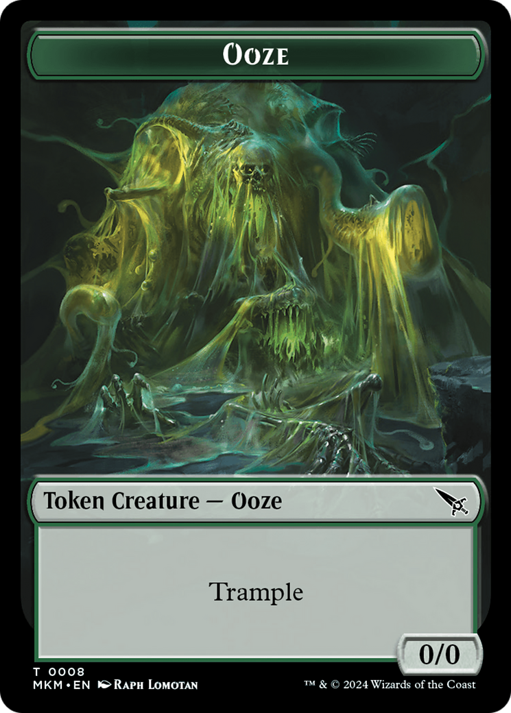 Ooze Token [Murders at Karlov Manor Tokens] | Amazing Games TCG