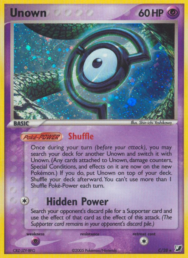 Unown (C) (C/28) [EX: Unseen Forces] | Amazing Games TCG