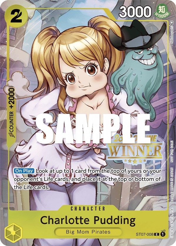 Charlotte Pudding (Online Regional 2023) [Winner] [One Piece Promotion Cards] | Amazing Games TCG