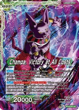 Champa // Champa, Victory at All Costs (BT16-047) [Realm of the Gods] | Amazing Games TCG