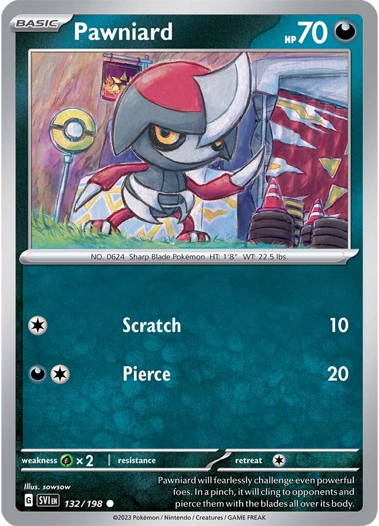 Pawniard (132/198) [Scarlet & Violet: Base Set] | Amazing Games TCG