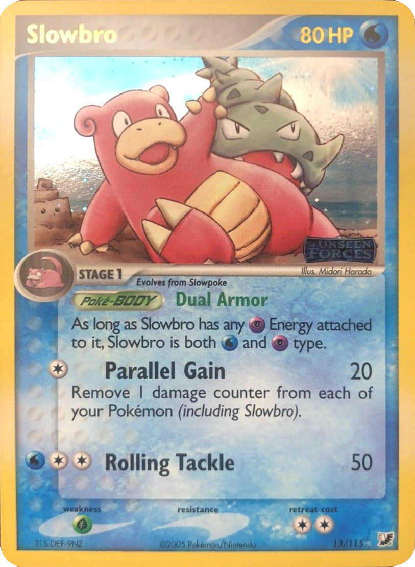 Slowbro (13/115) (Stamped) [EX: Unseen Forces] | Amazing Games TCG