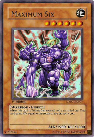 Maximum Six [LODT-EN097] Ultra Rare | Amazing Games TCG