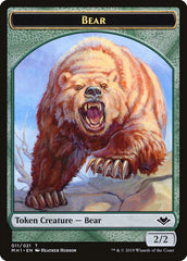 Zombie (007) // Bear (011) Double-Sided Token [Modern Horizons Tokens] | Amazing Games TCG