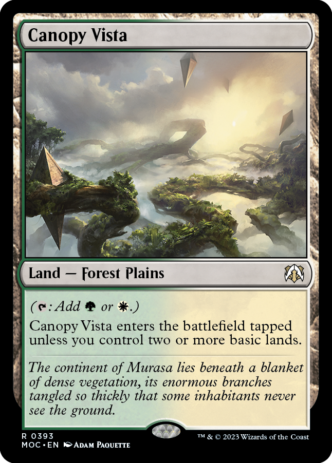 Canopy Vista [March of the Machine Commander] | Amazing Games TCG