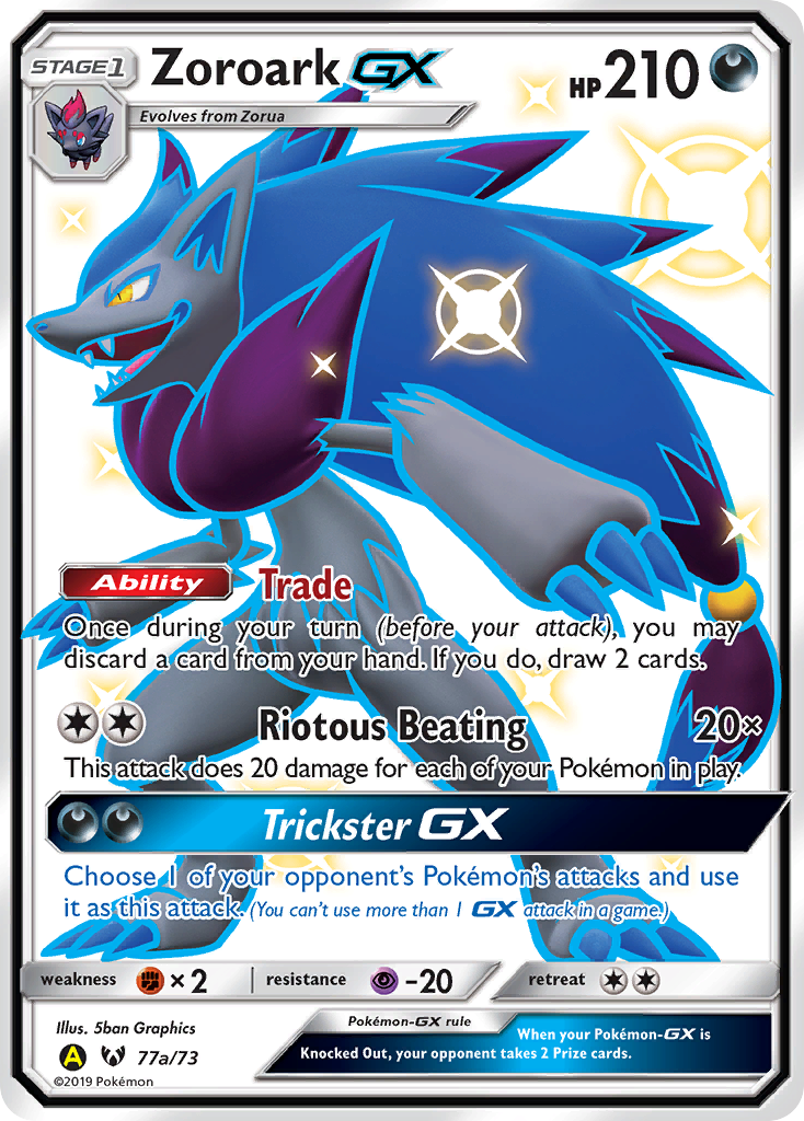 Zoroark GX (77a/73) [Alternate Art Promos] | Amazing Games TCG