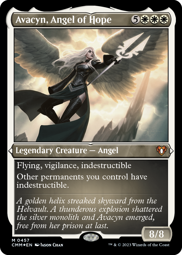 Avacyn, Angel of Hope (Foil Etched) [Commander Masters] | Amazing Games TCG