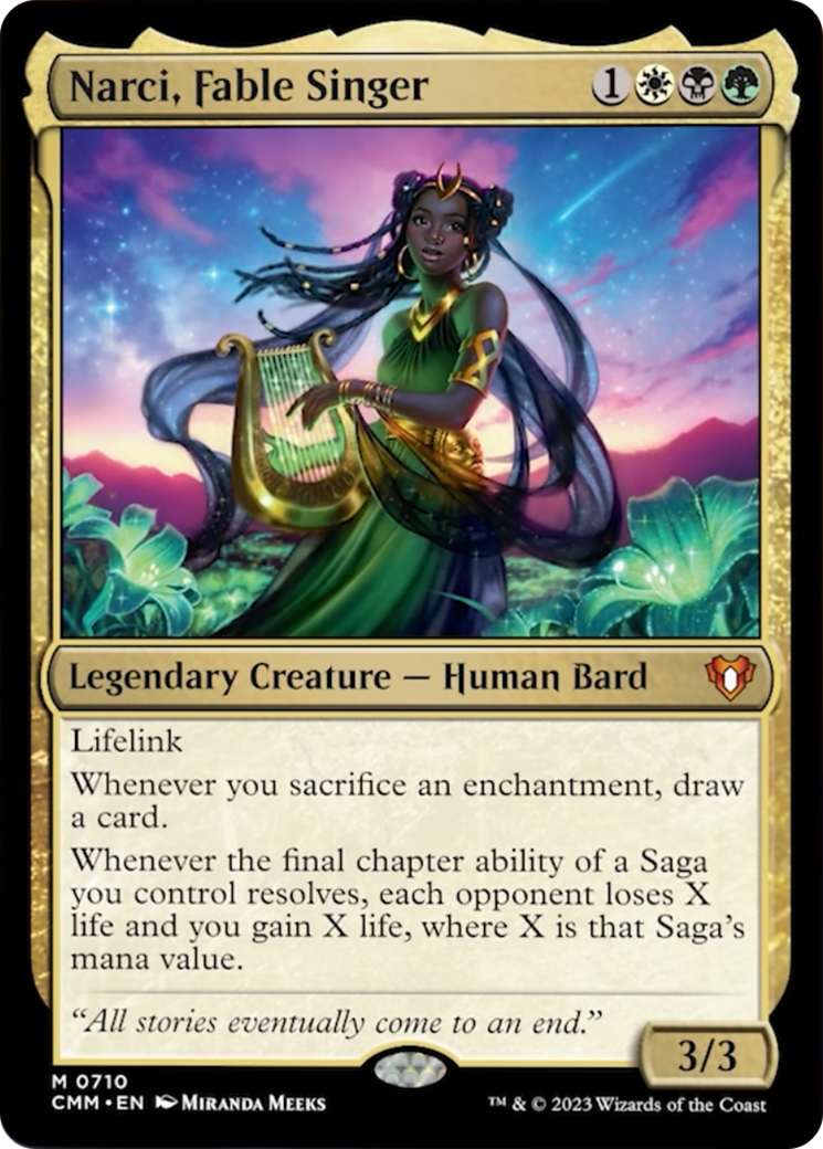 Narci, Fable Singer [Commander Masters] | Amazing Games TCG