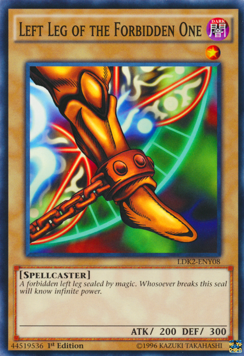 Left Leg of the Forbidden One [LDK2-ENY08] Common | Amazing Games TCG