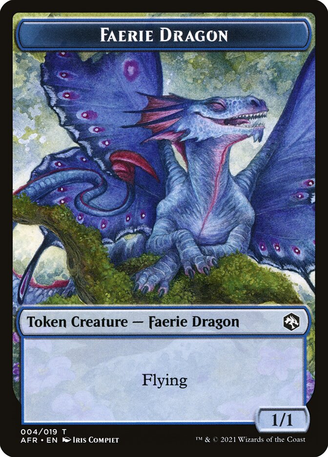 Faerie Dragon Token [Dungeons & Dragons: Adventures in the Forgotten Realms Tokens] | Amazing Games TCG