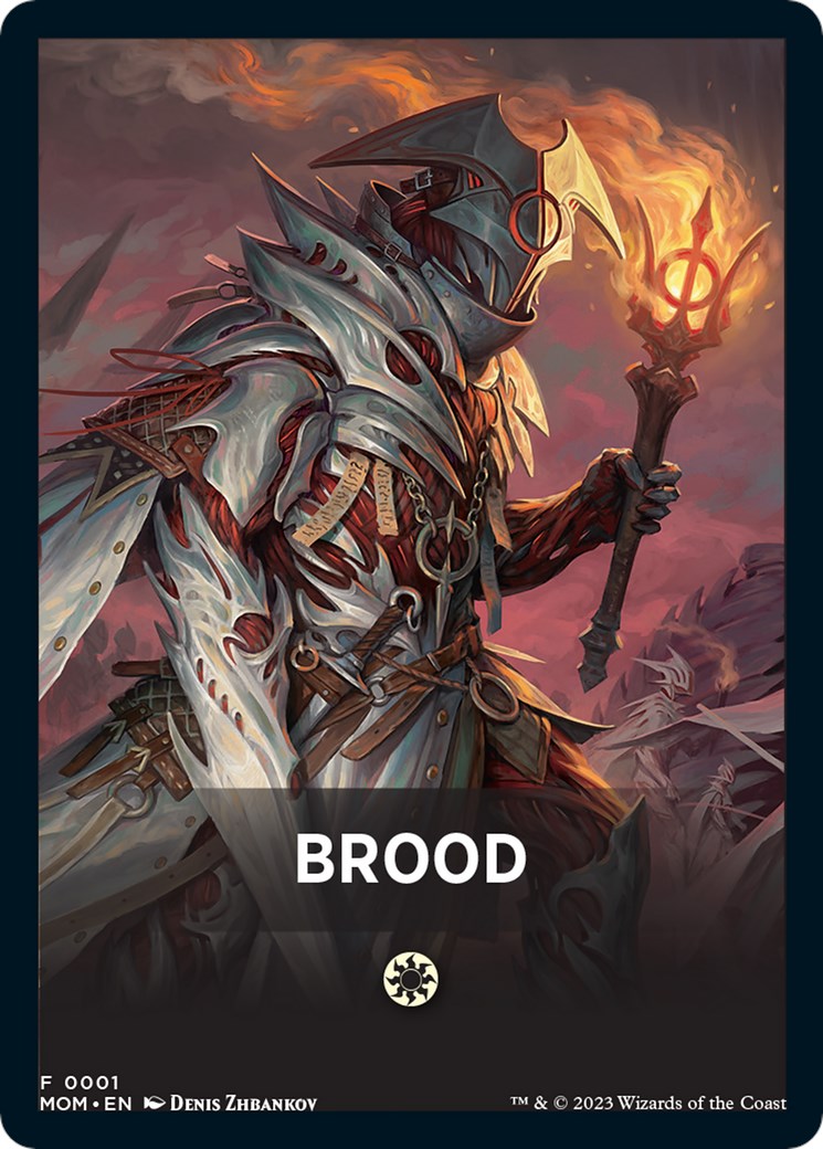 Brood Theme Card [March of the Machine Tokens] | Amazing Games TCG