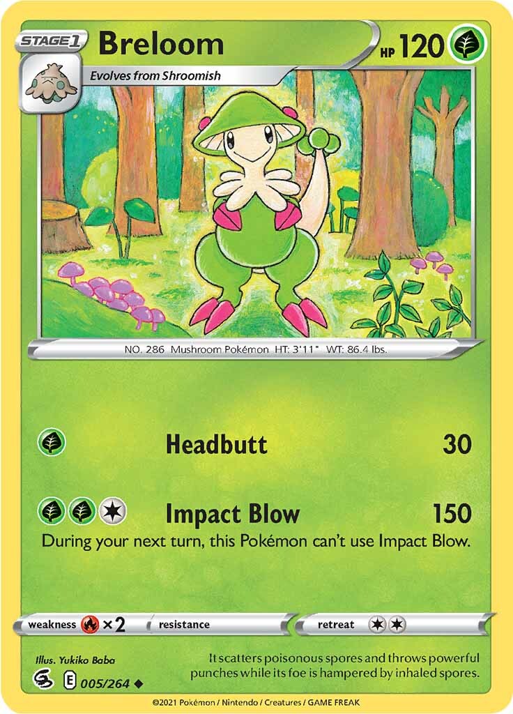 Breloom (005/264) [Sword & Shield: Fusion Strike] | Amazing Games TCG