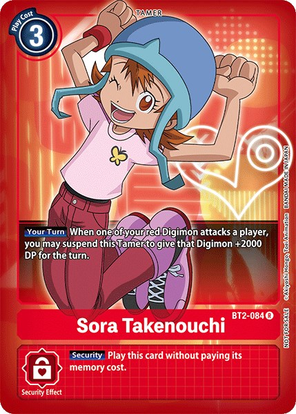 Sora Takenouchi [BT2-084] (Official Tournament Pack Vol.3) [Release Special Booster Promos] | Amazing Games TCG