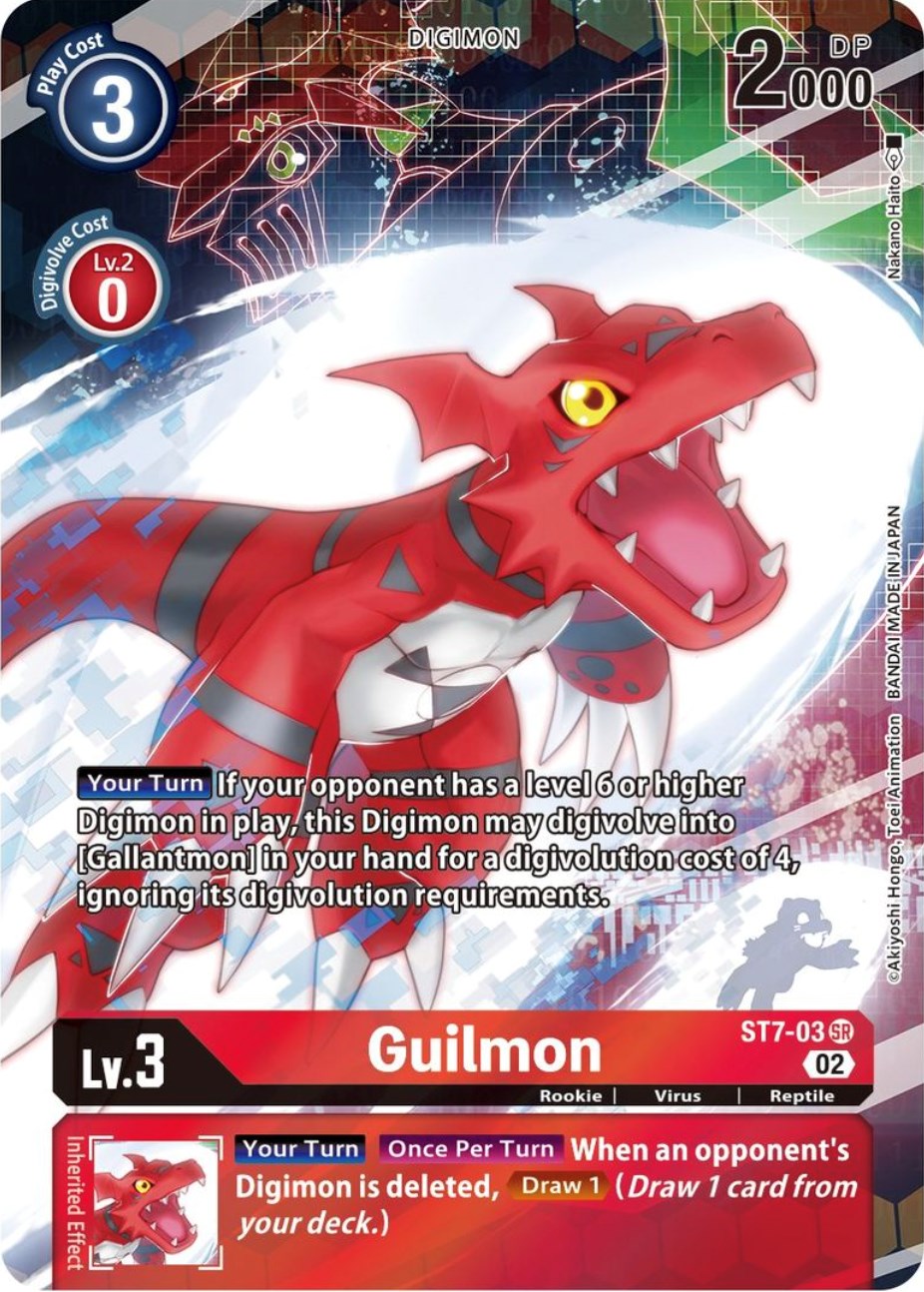 Guilmon [ST7-03] (Alternate Art) [Starter Deck: Beelzemon Advanced Deck Set] | Amazing Games TCG