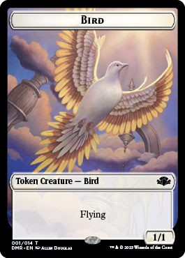 Bird Token [Dominaria Remastered Tokens] | Amazing Games TCG