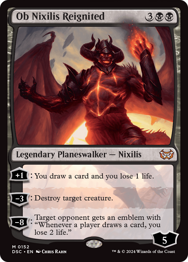 Ob Nixilis Reignited [Duskmourn: House of Horror Commander] | Amazing Games TCG