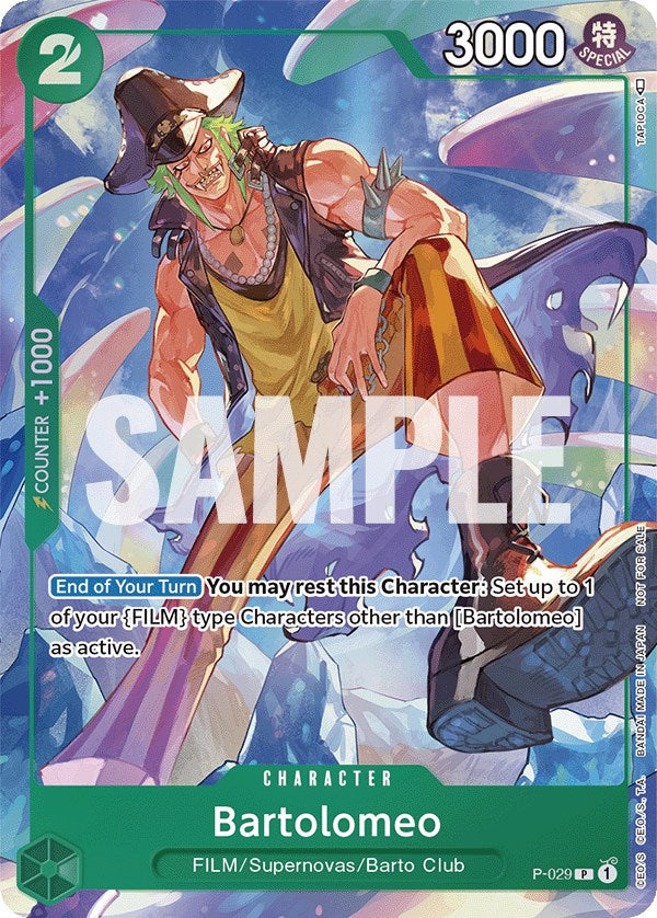 Bartolomeo (Event Pack Vol. 1) [One Piece Promotion Cards] | Amazing Games TCG