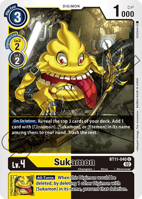 Sukamon [BT11-040] [Dimensional Phase] | Amazing Games TCG