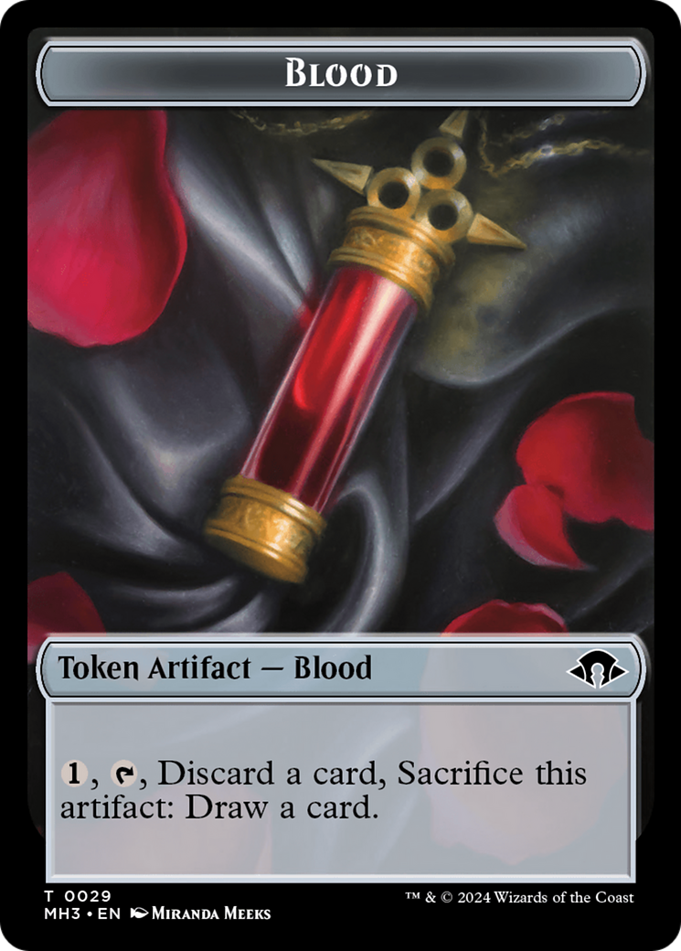 Blood Token [Modern Horizons 3 Tokens] | Amazing Games TCG