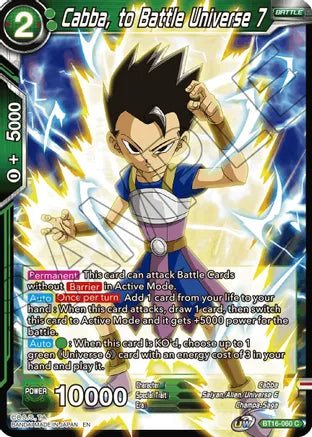 Cabba, to Battle Universe 7 (BT16-060) [Realm of the Gods] | Amazing Games TCG
