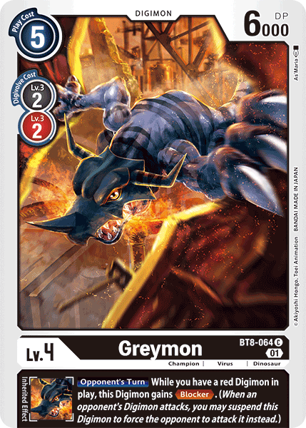 Greymon [BT8-064] [New Awakening] | Amazing Games TCG